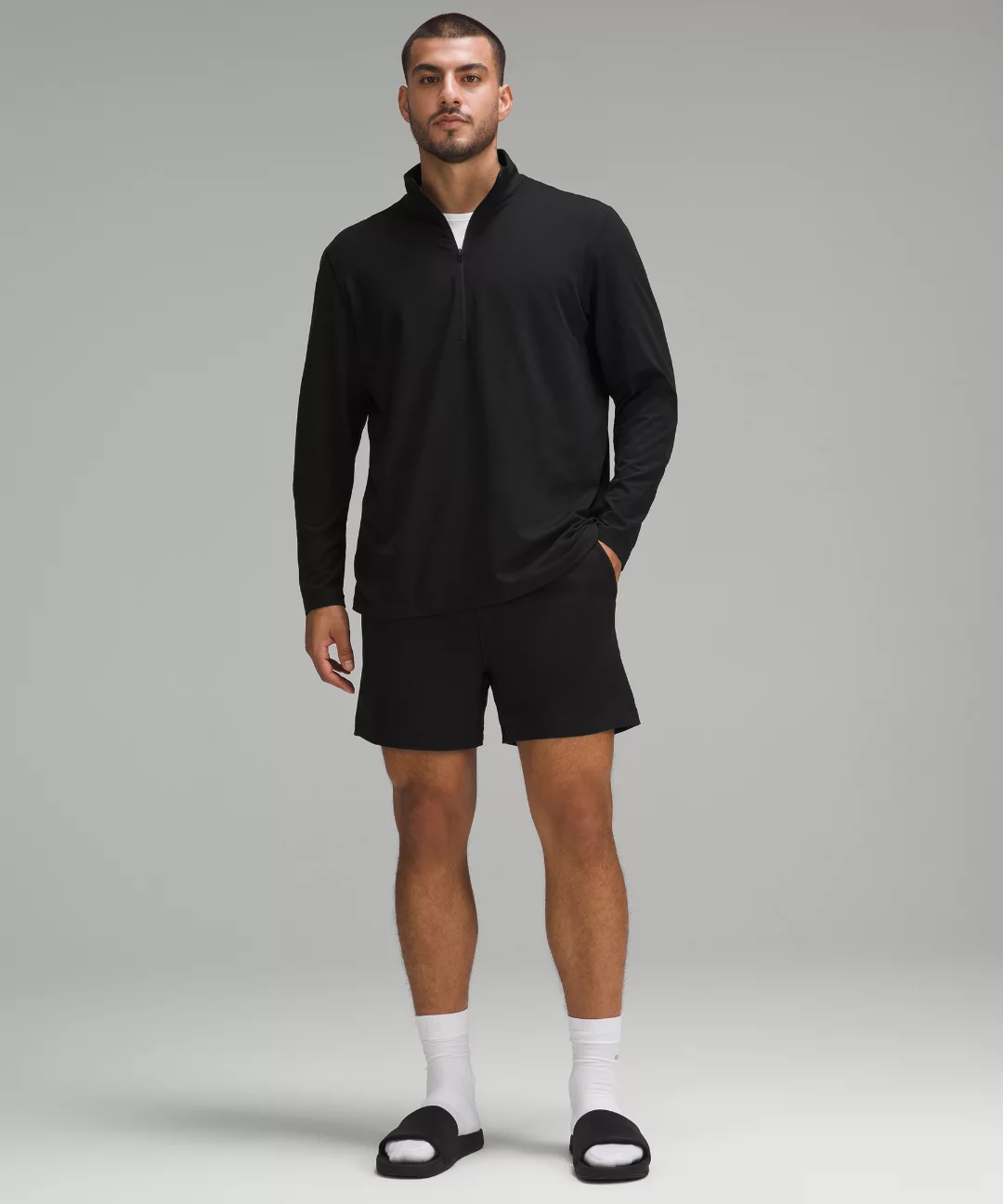 Soft Jersey Half Zip