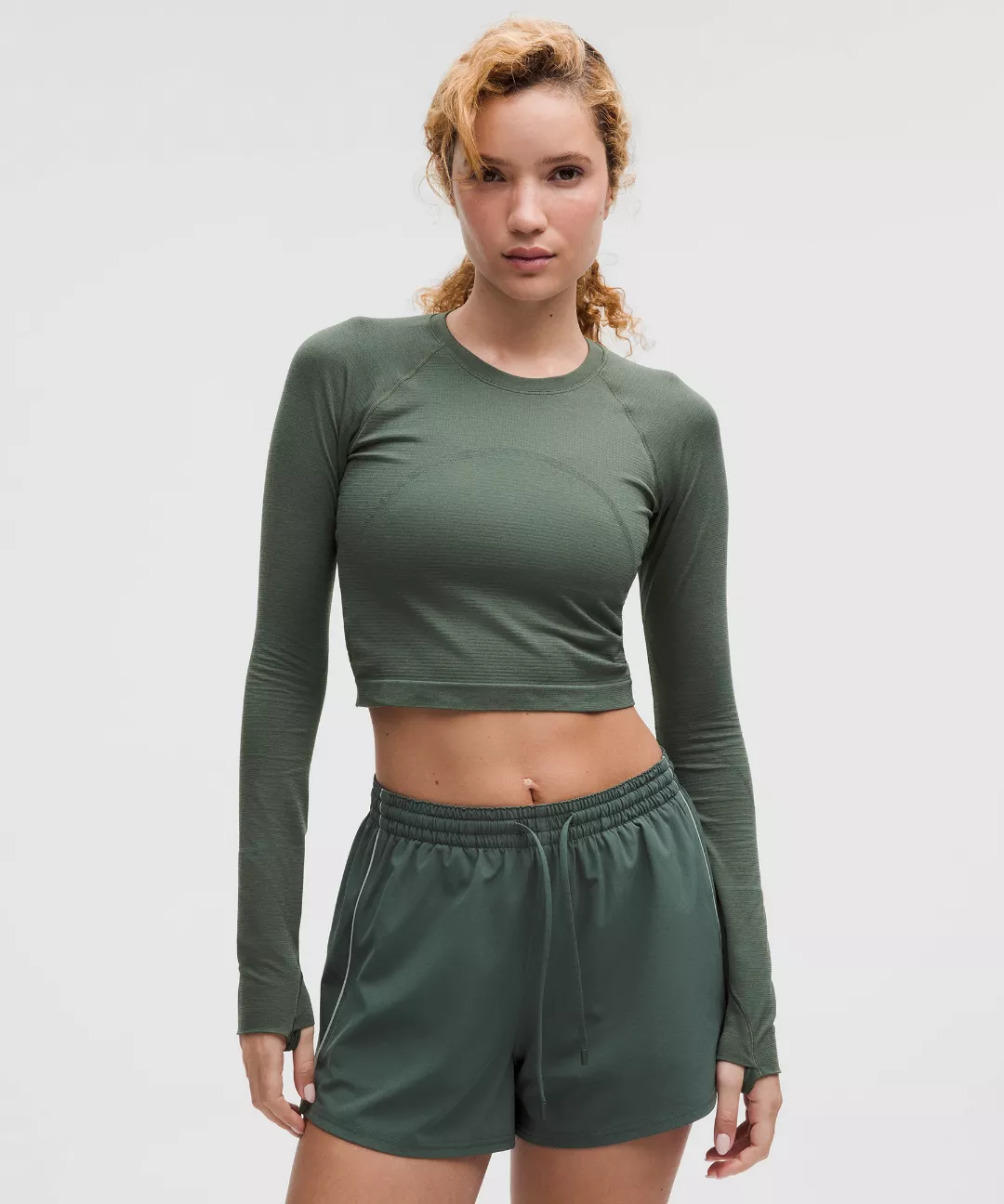 Swiftly Tech Cropped Long-Sleeve Shirt 2.0