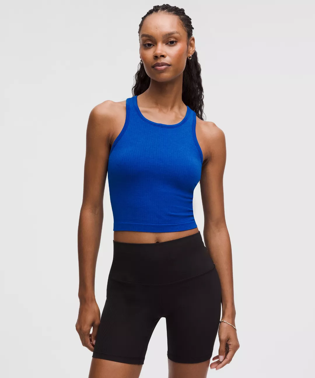 Ebb to Street Cropped Racerback Tank Top *Light Support, B/C Cup