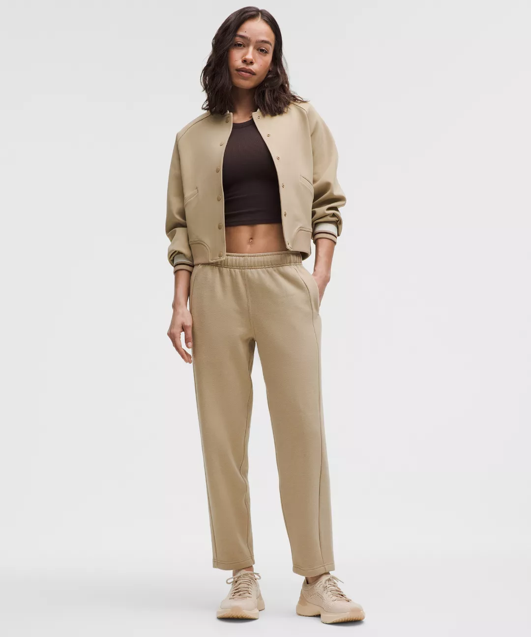 Scuba Mid-Rise Tapered Pant 7/8 Length