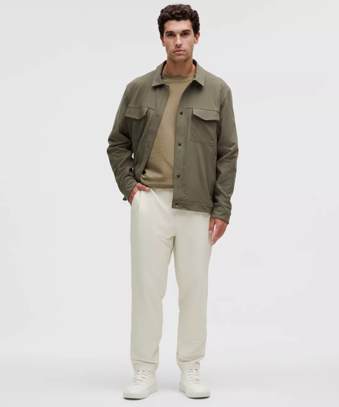 New Venture Classic-Tapered Fit Pique Trouser *Regular