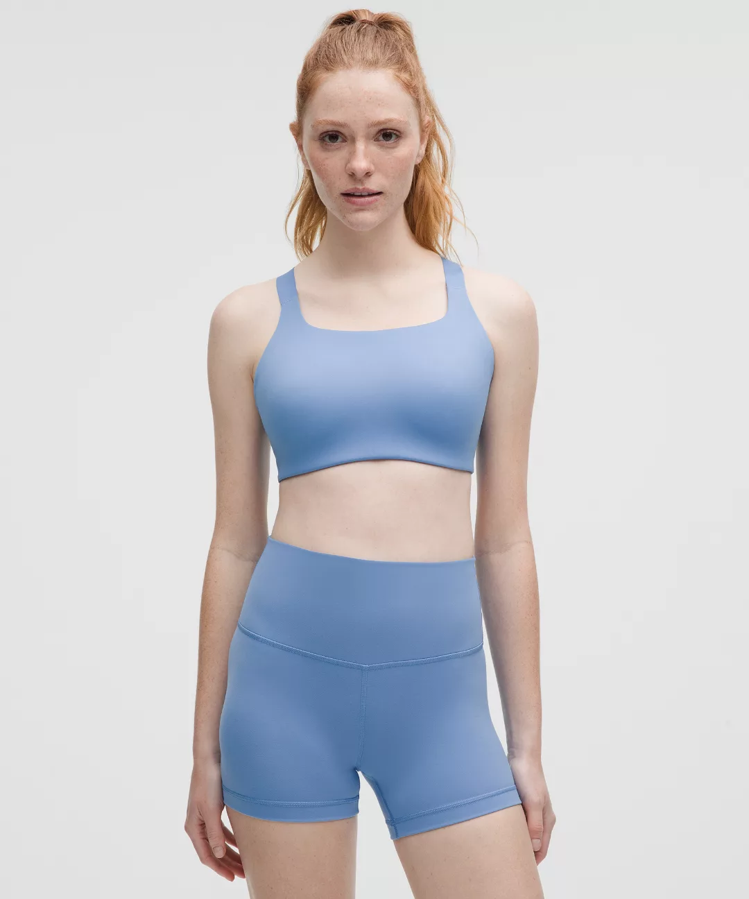 Ultralu Square-Neck Workout Bra *Medium Support, D/DD Cup