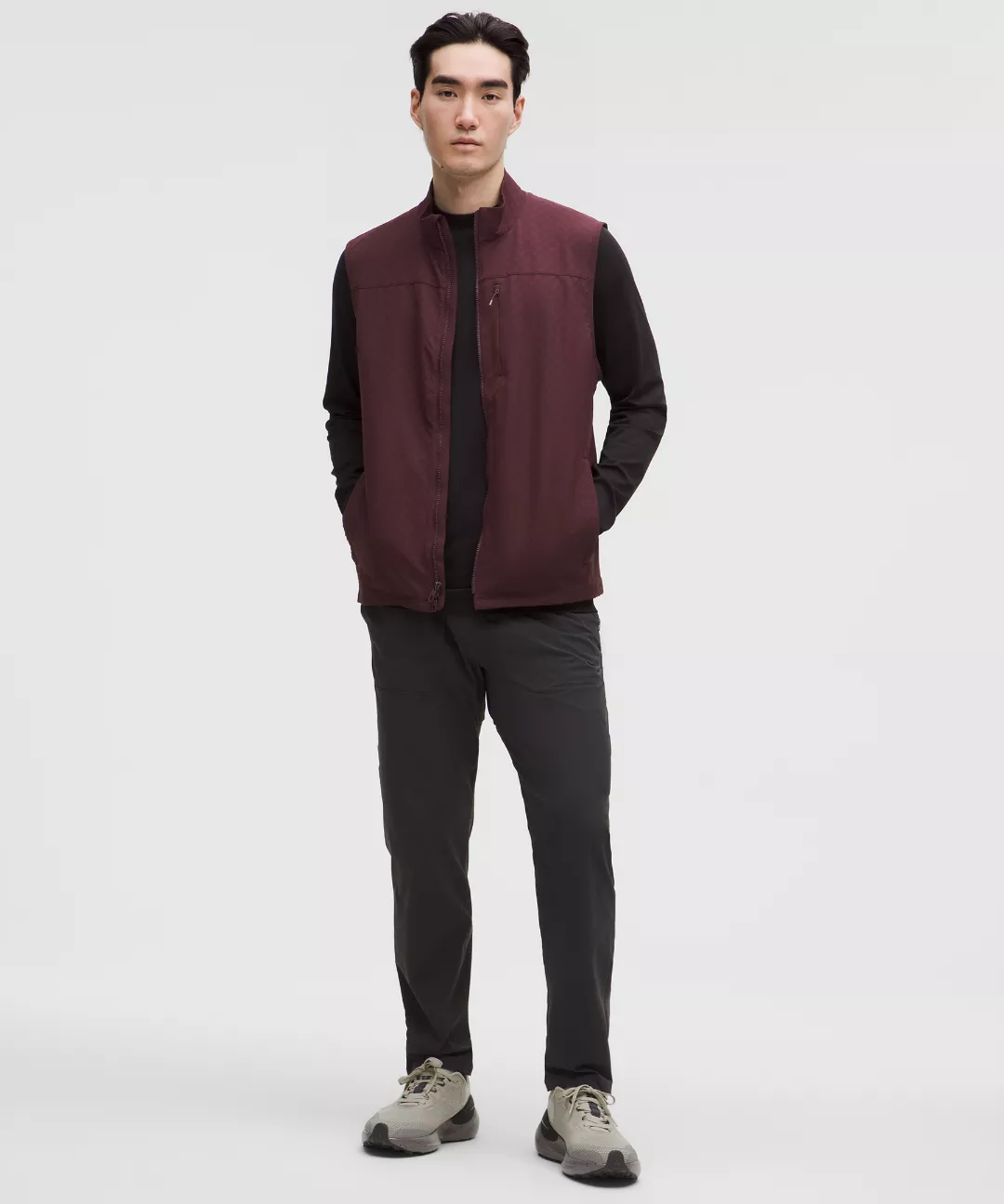 Water-Repellent Fleece Hiking Vest