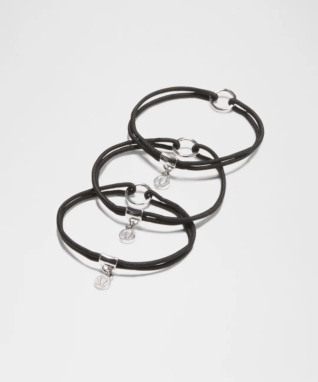 Logo Charm Hair Ties *3 Pack