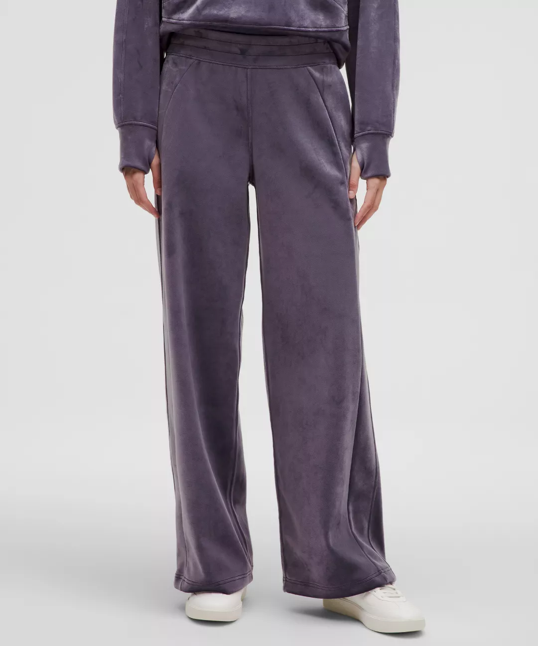 Scuba Mid-Rise Wide-Leg Pant *Velvet