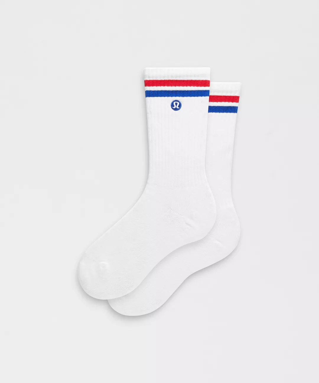 Unisex Daily Essential Crew Socks *Stripe
