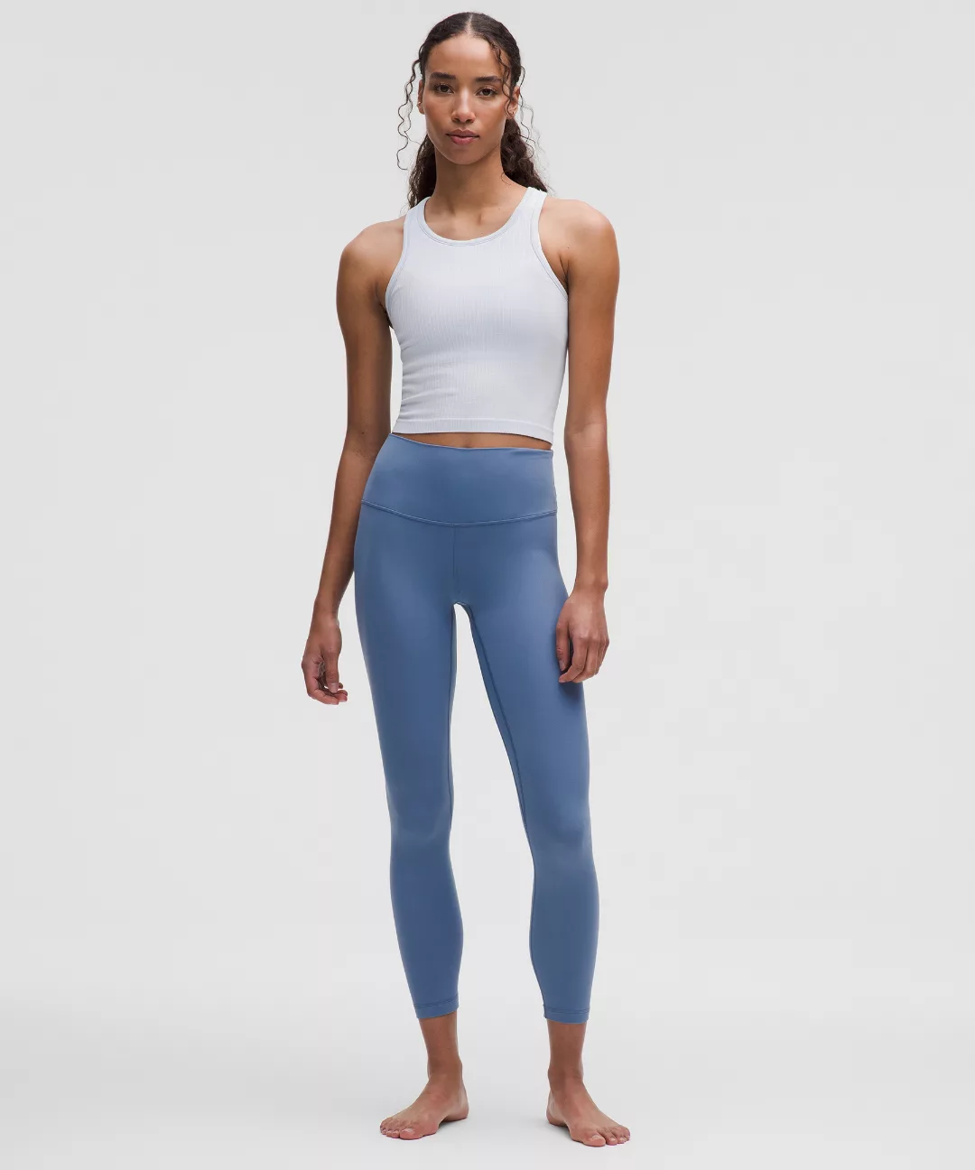 Ebb to Street Cropped Racerback Tank Top *Light Support, B/C Cup