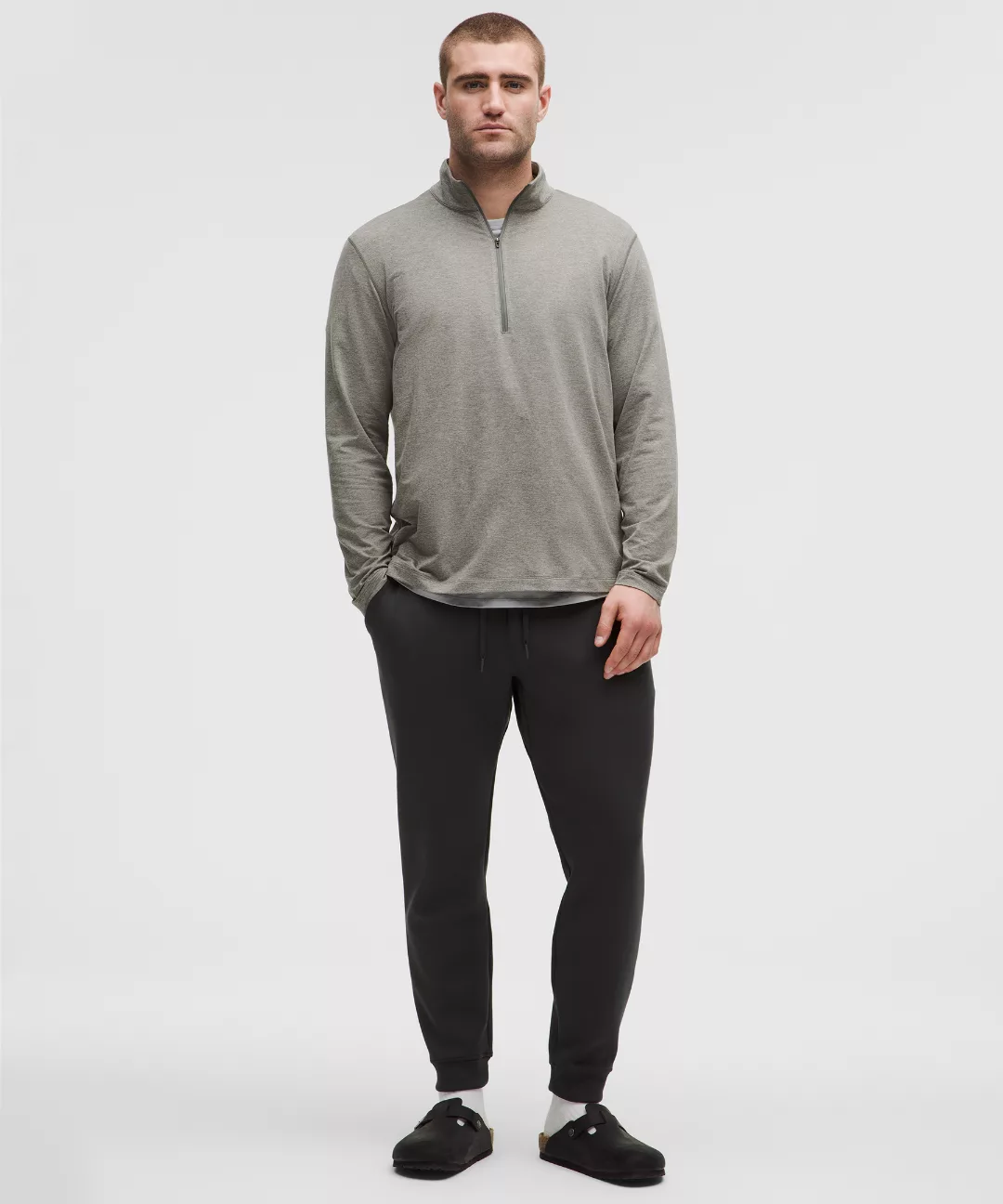 Soft Jersey Half Zip
