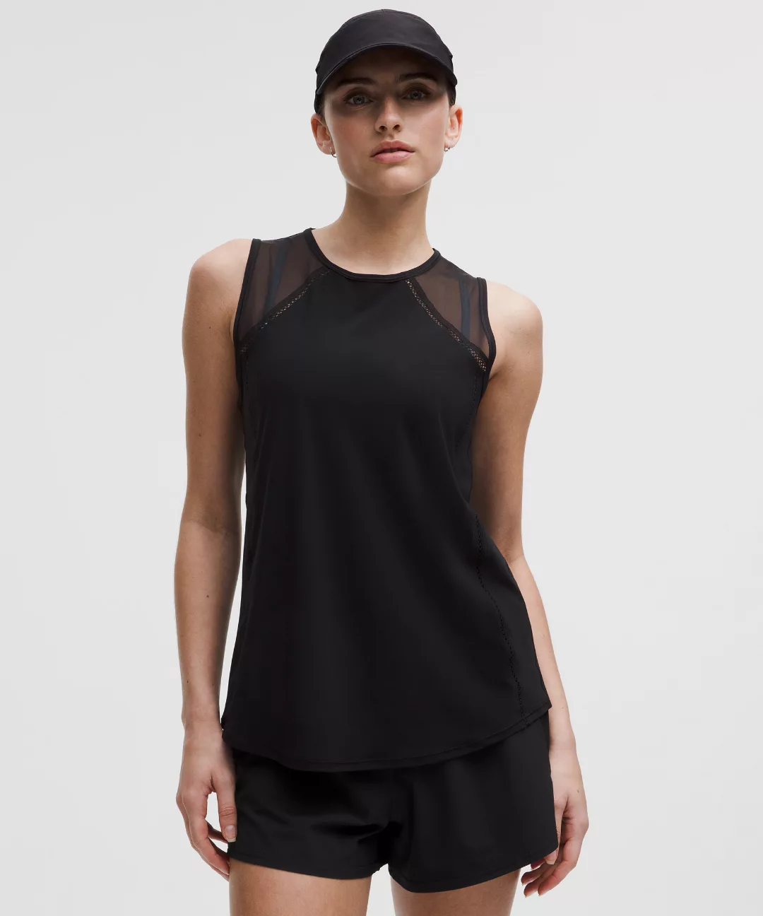Sculpt Tank Top *Lace Trim