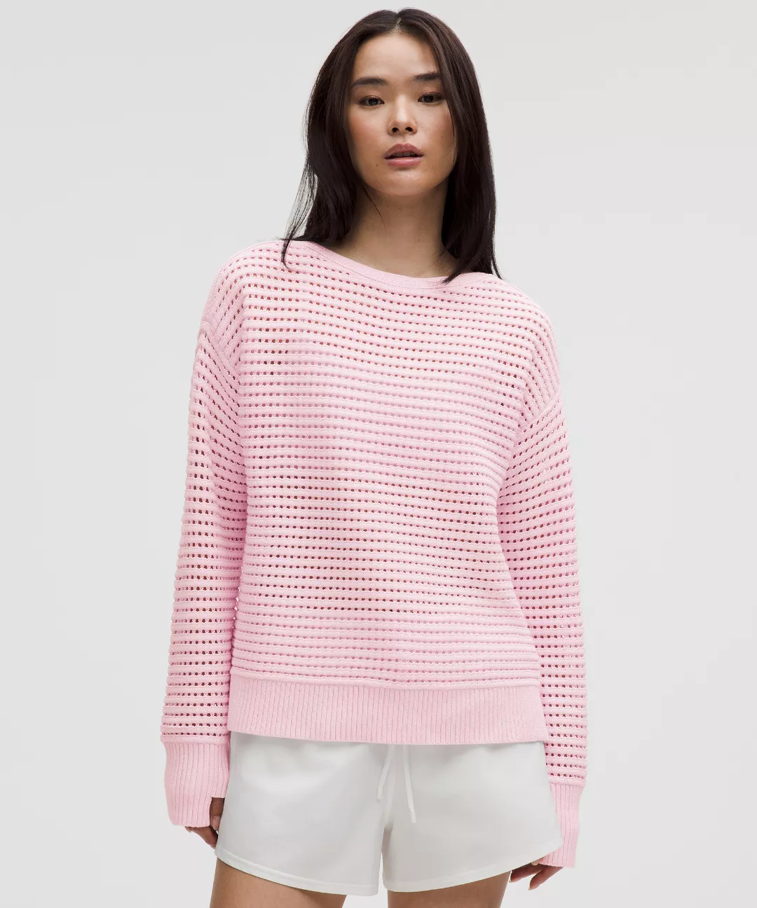 Cotton Crochet Pullover