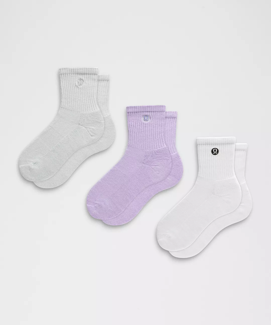 Unisex Daily Essential Quarter Socks *3 Pack