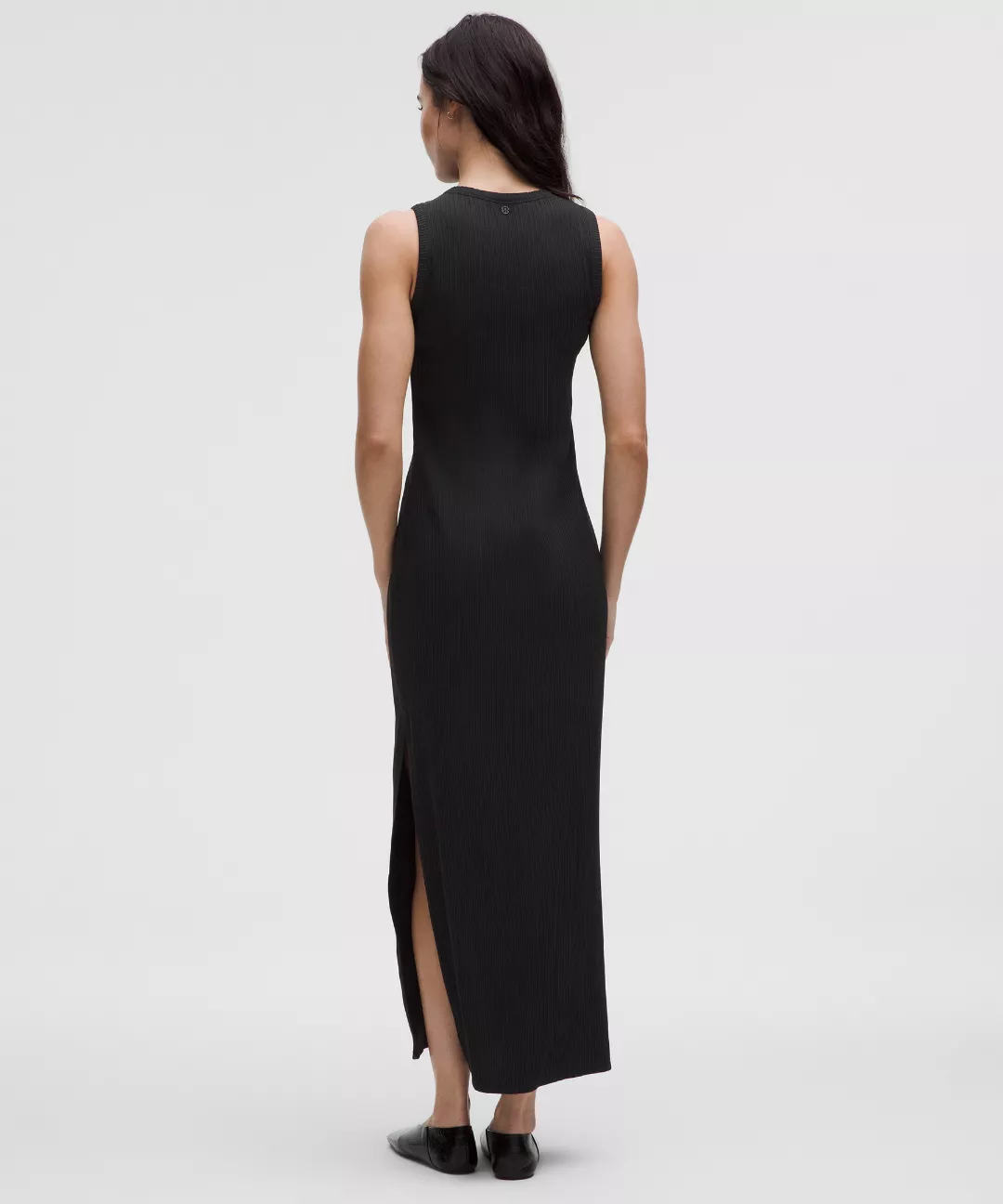 Sleeveless Pleated Stretch Maxi Dress