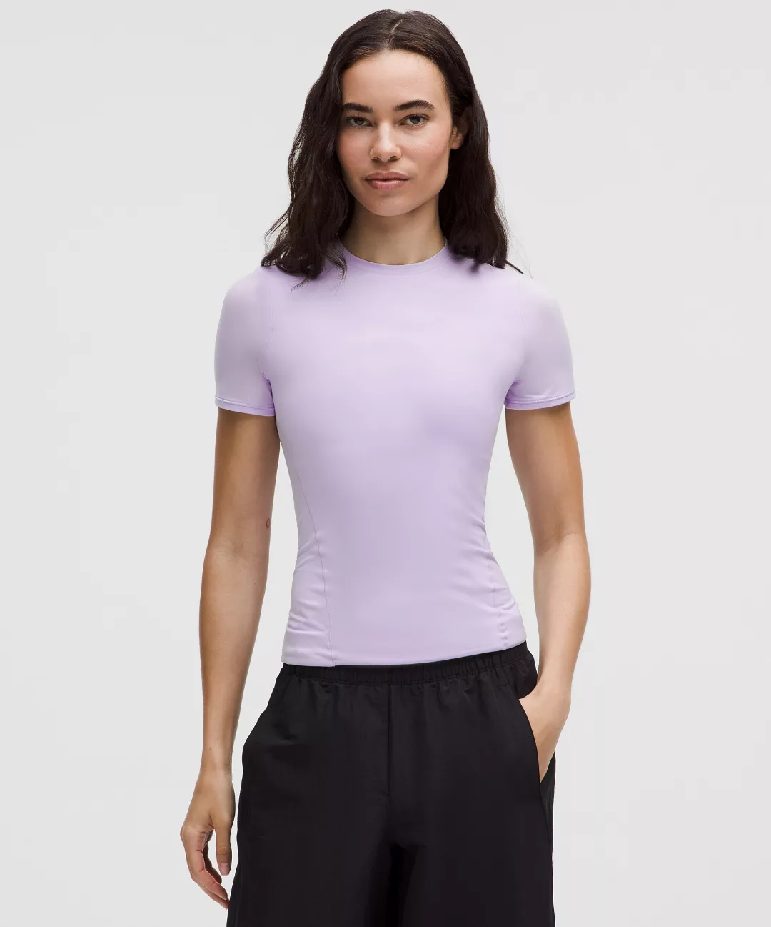 Wundermost Ultra-Soft Nulu Hip-Length Crewneck Shirt