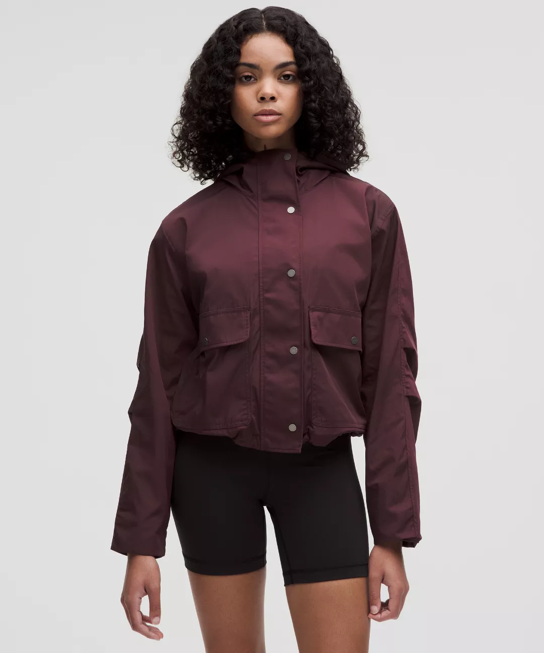 Cropped Utility Windbreaker