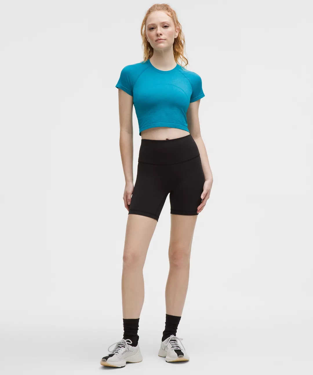 Swiftly Tech Cropped Short-Sleeve Shirt 2.0