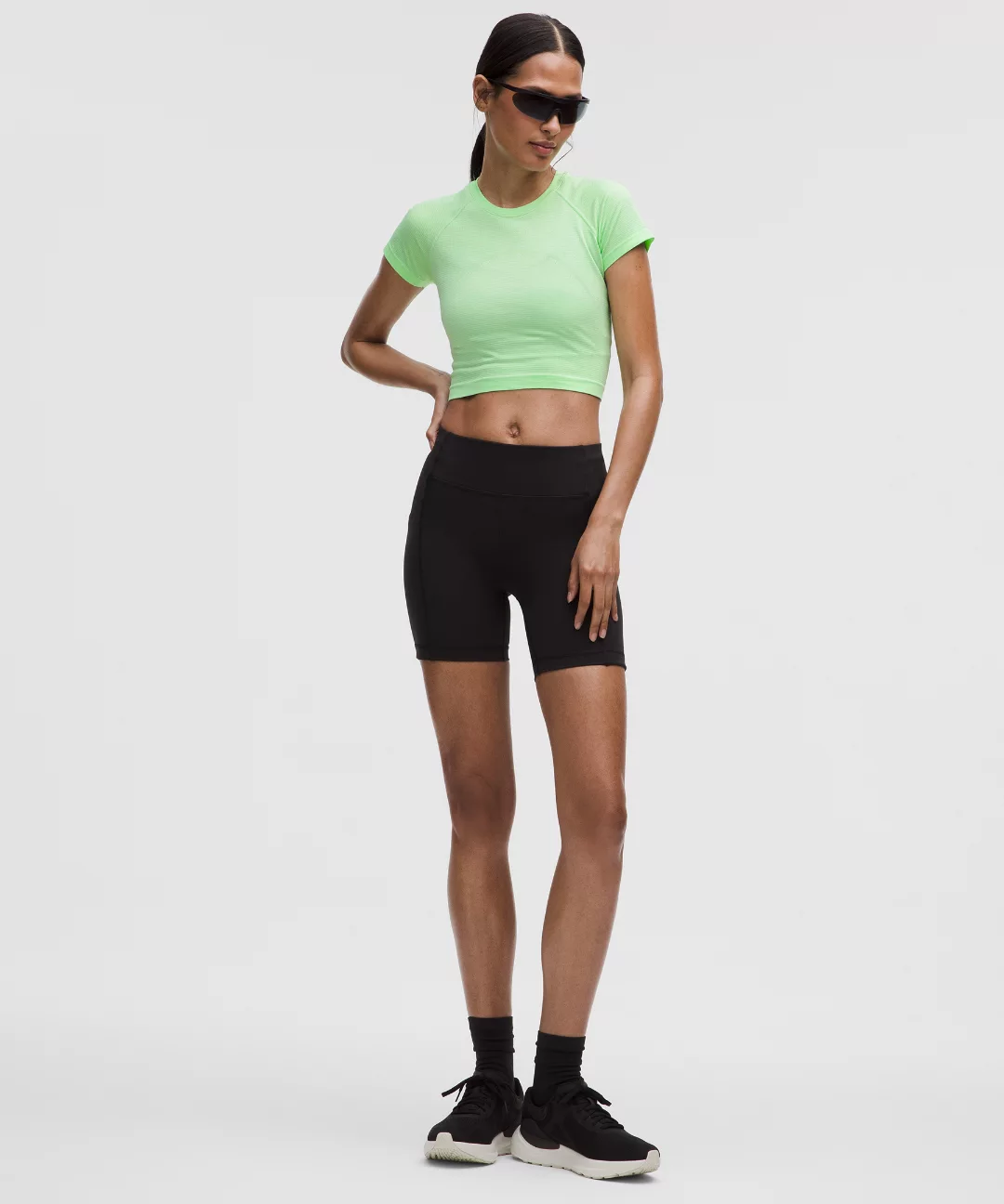 Swiftly Tech Cropped Short-Sleeve Shirt 2.0