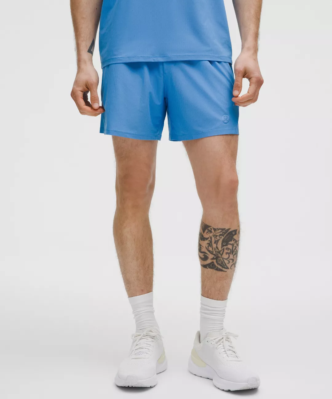 Striped Mesh Tennis Short 5"
