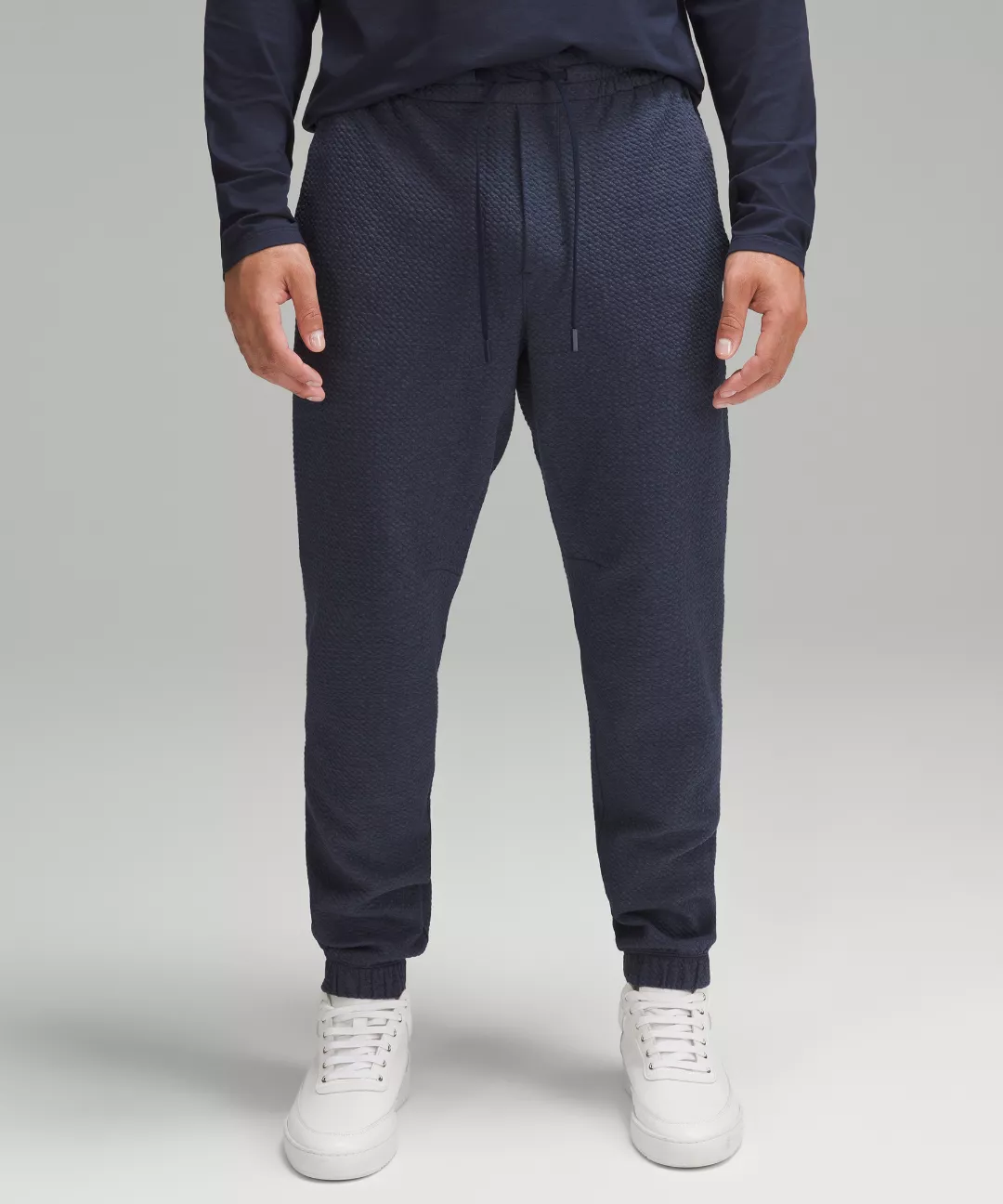 Textured Double-Knit Cotton Jogger *Regular