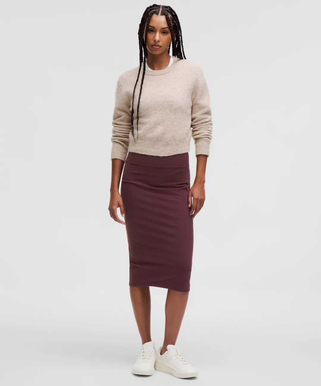 Nulu Slim-Fit High-Rise Skirt