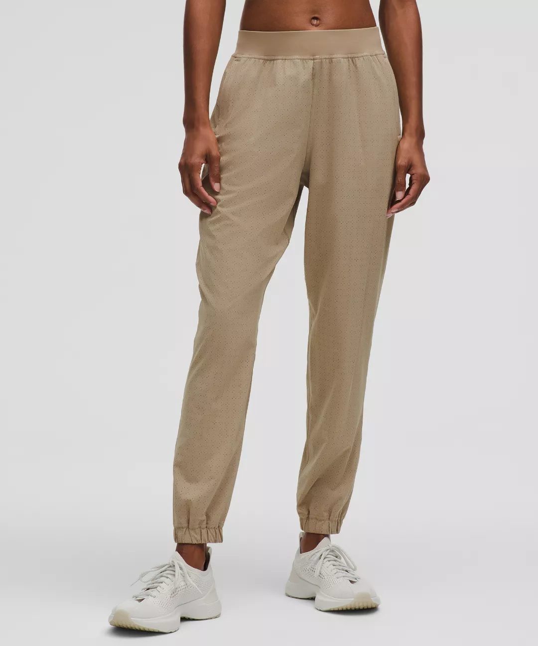 Adapted State Perforated High-Rise Jogger