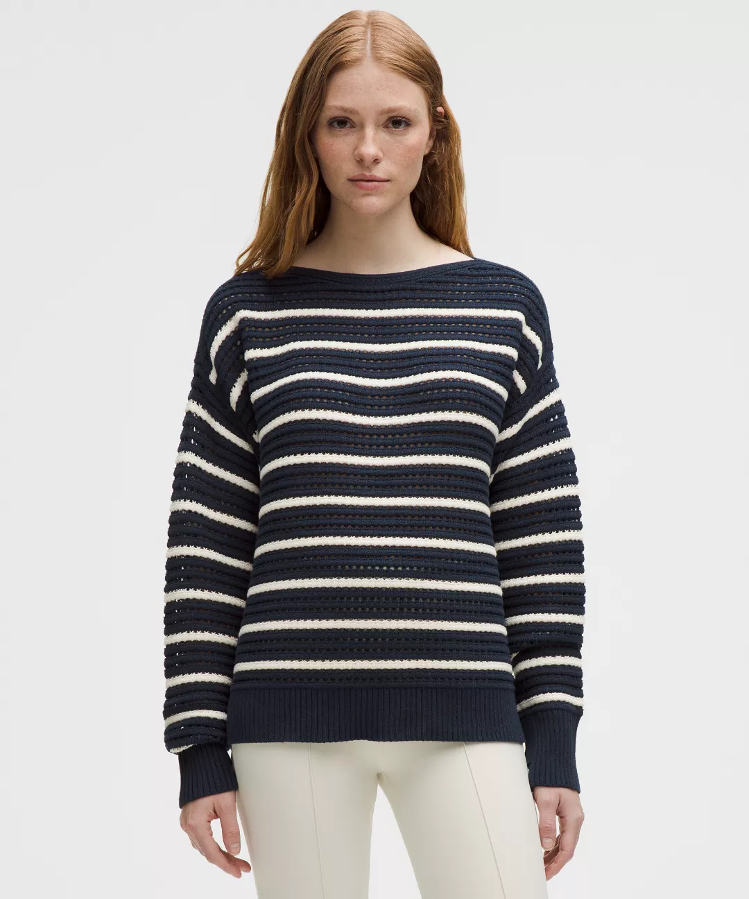 Cotton Crochet Pullover