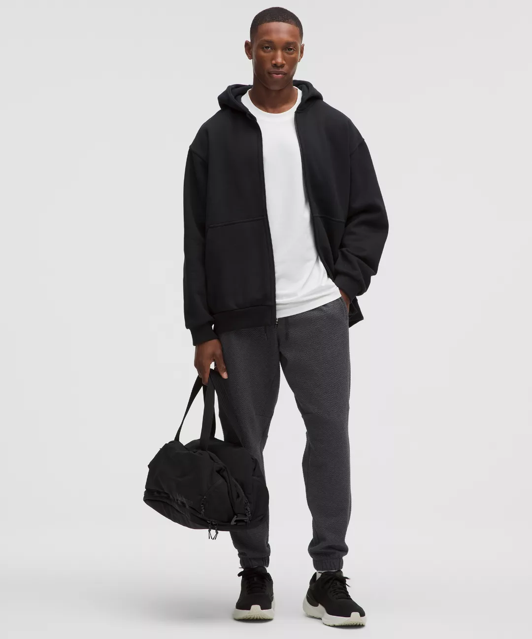 Textured Double-Knit Cotton Jogger *Tall