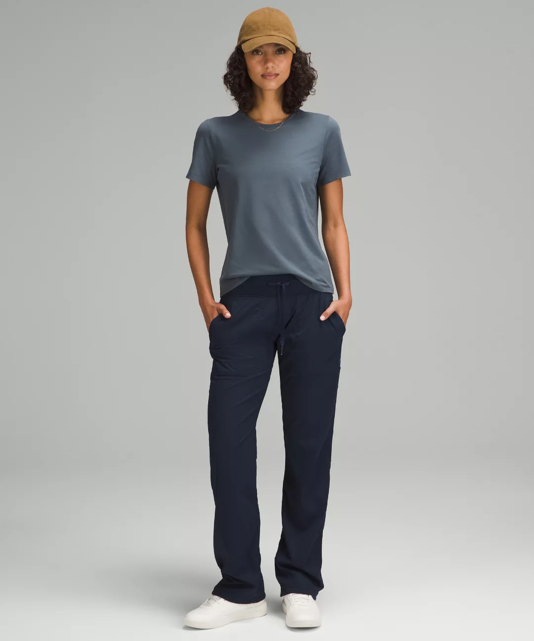 Organic Cotton Straight-Hem Crewneck T-Shirt