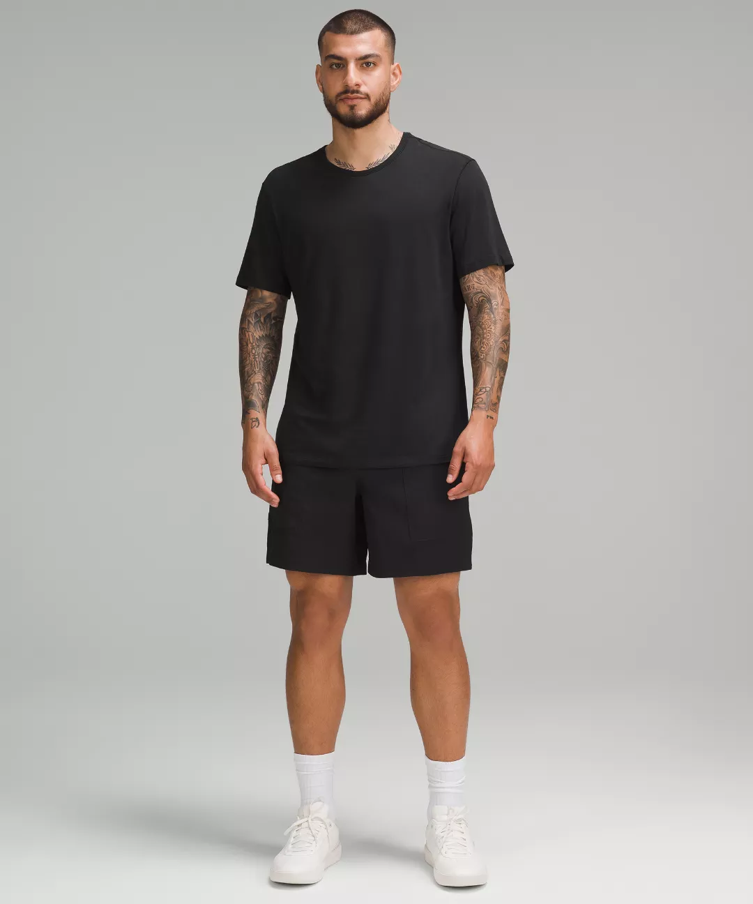 Relaxed-Fit Pull-On Short 7"