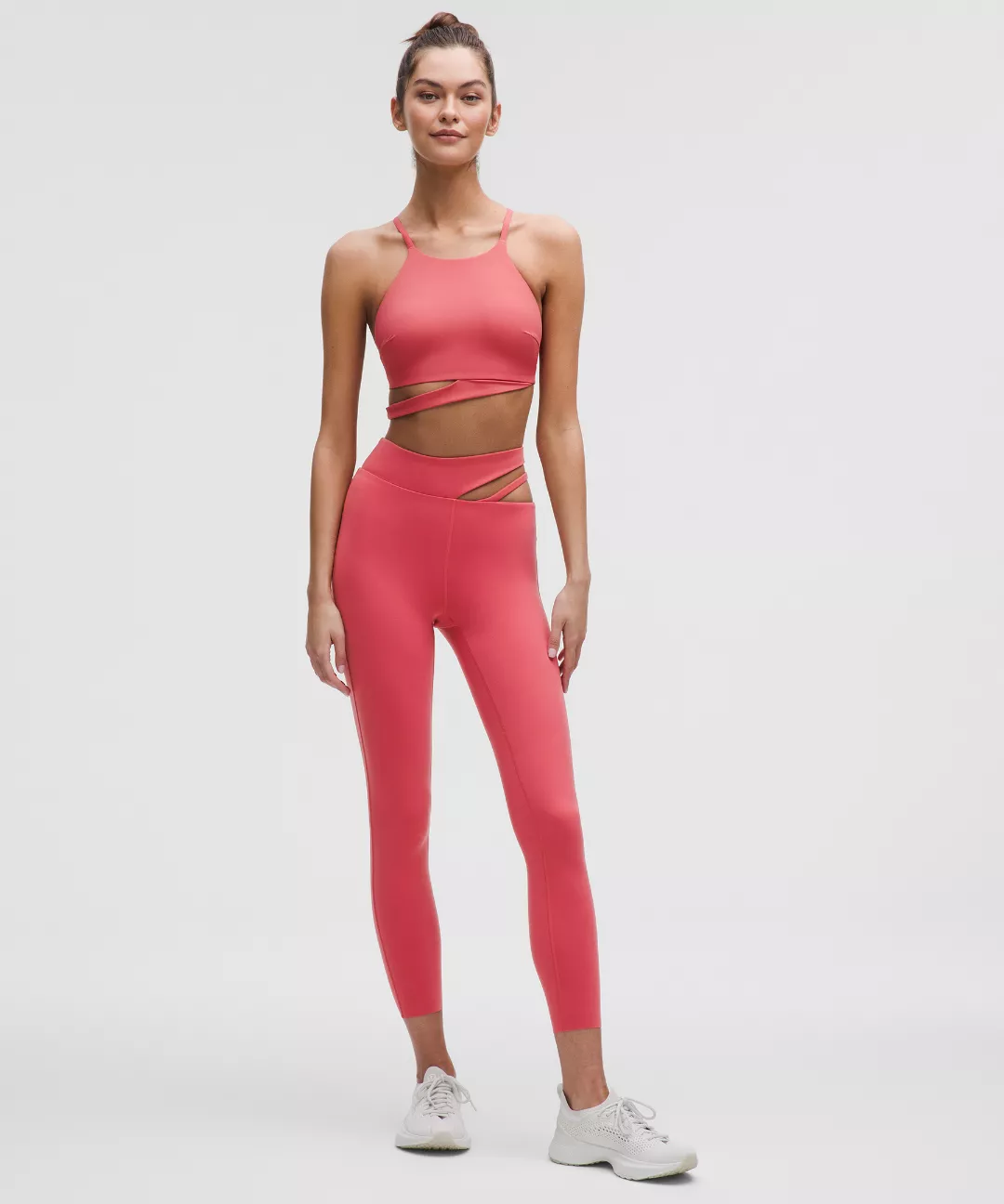 Cut-Out Waist High-Rise Train Tight 25"