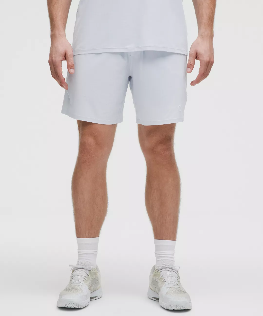 Striped Mesh Tennis Short 7"