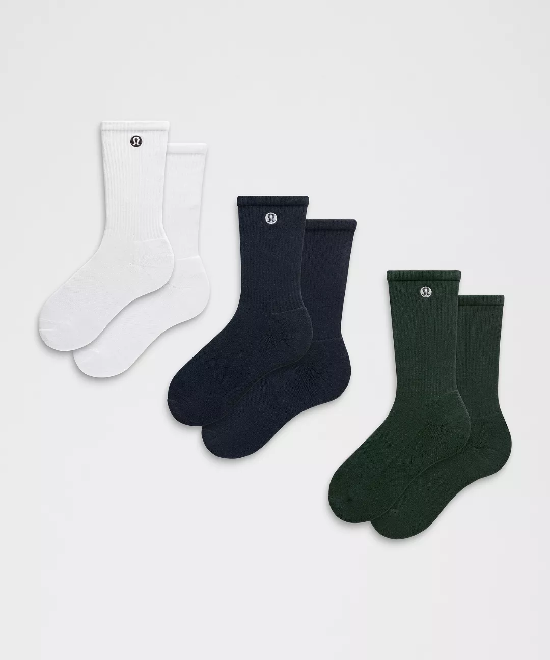 Unisex Daily Essential Crew Socks *3 Pack