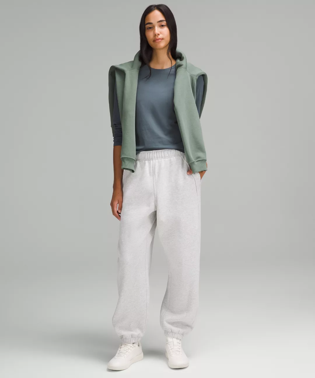 Organic Cotton Crewneck Long-Sleeve Shirt