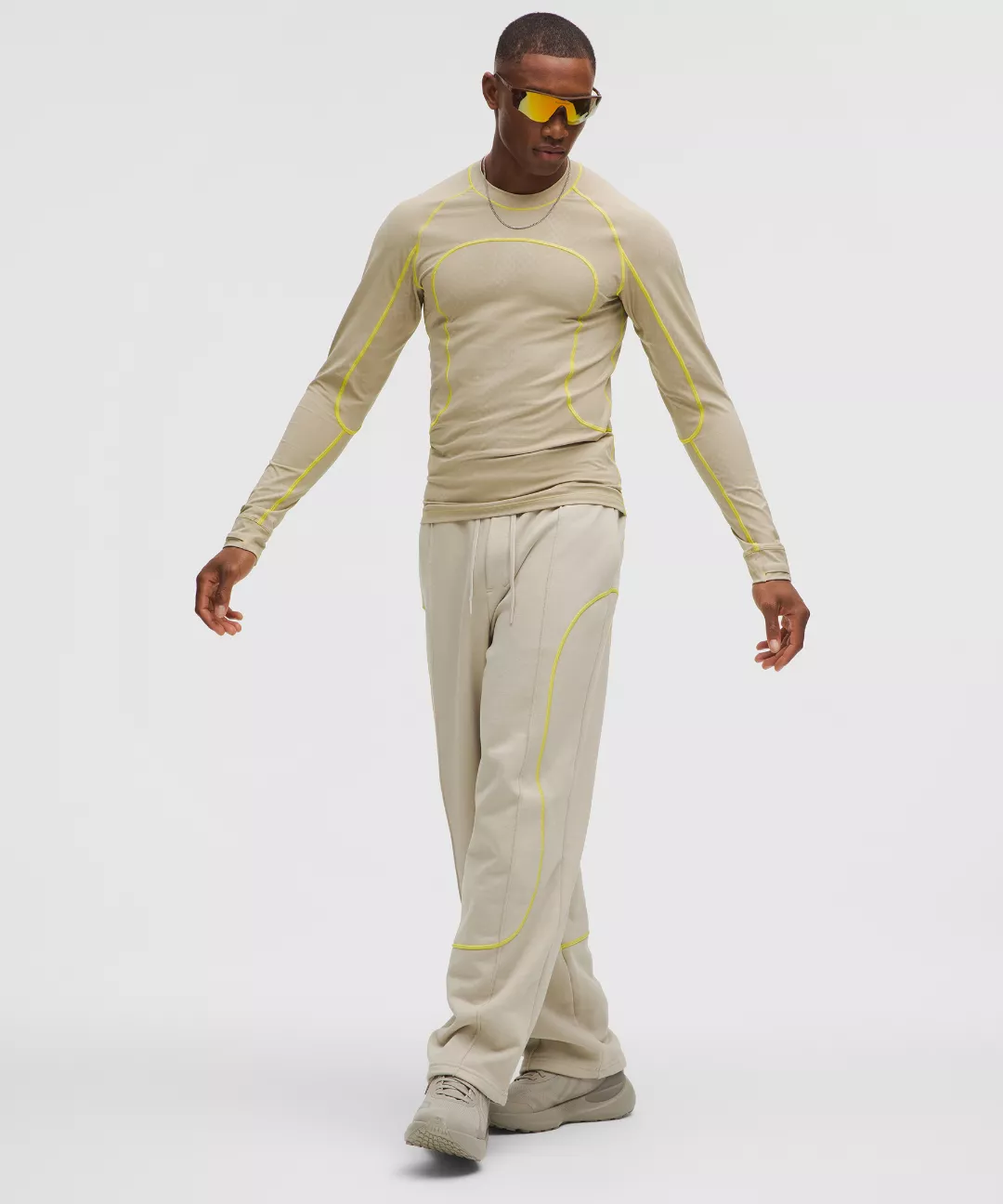 Men's Jacquard Tight-Fit Long-Sleeve Shirt *SLNSH Collection