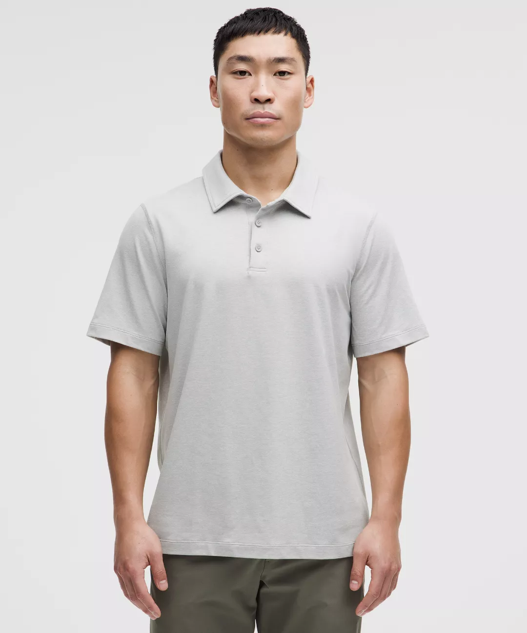 Soft Jersey Short-Sleeve Polo Shirt