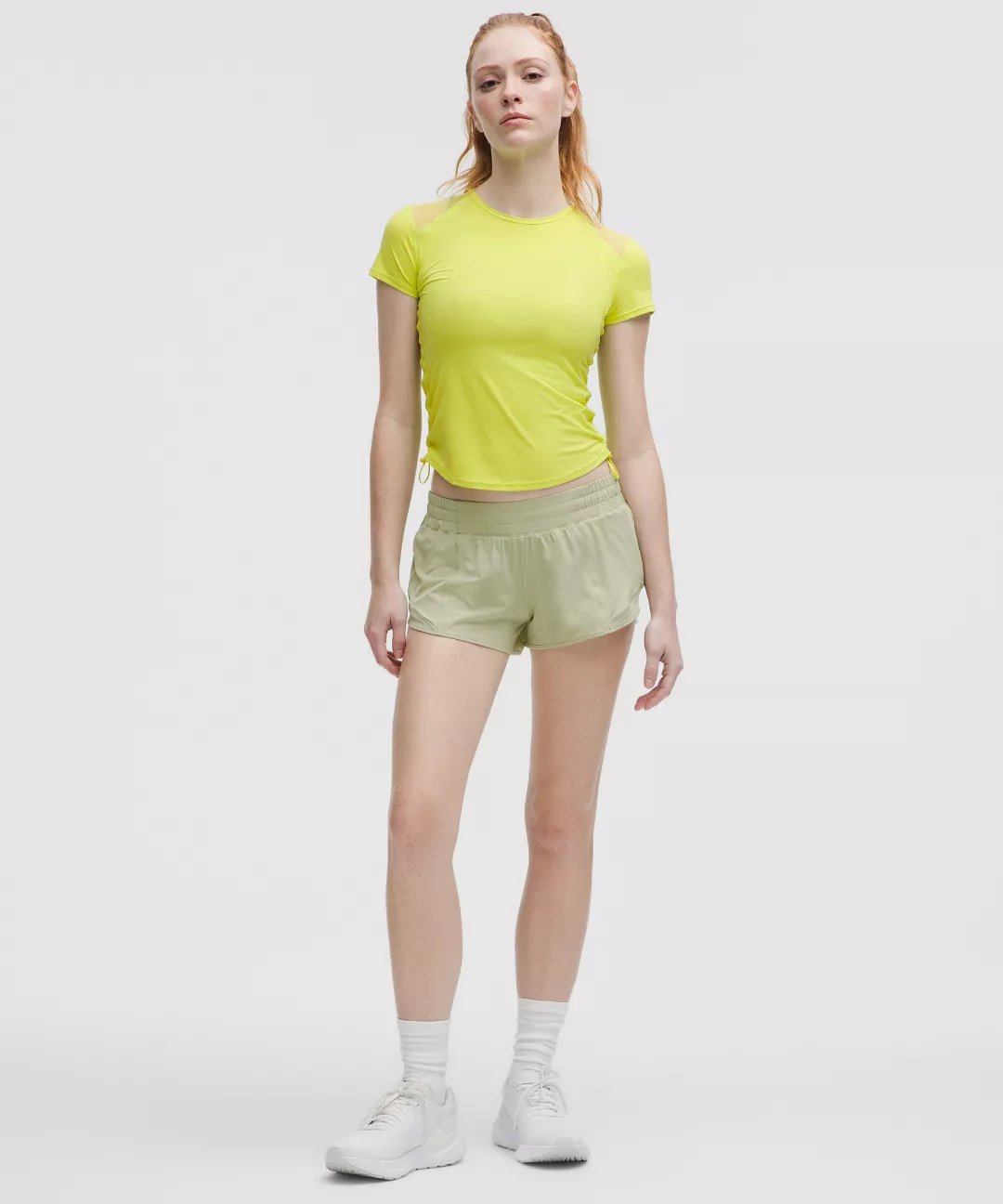 Sculpt Cinched Short-Sleeve Shirt