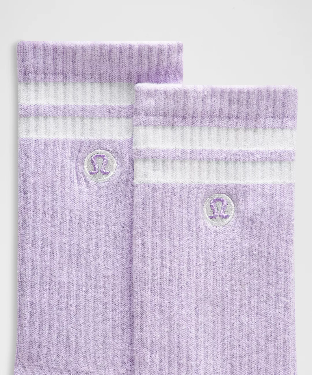 Unisex Daily Essential Crew Socks *Stripe
