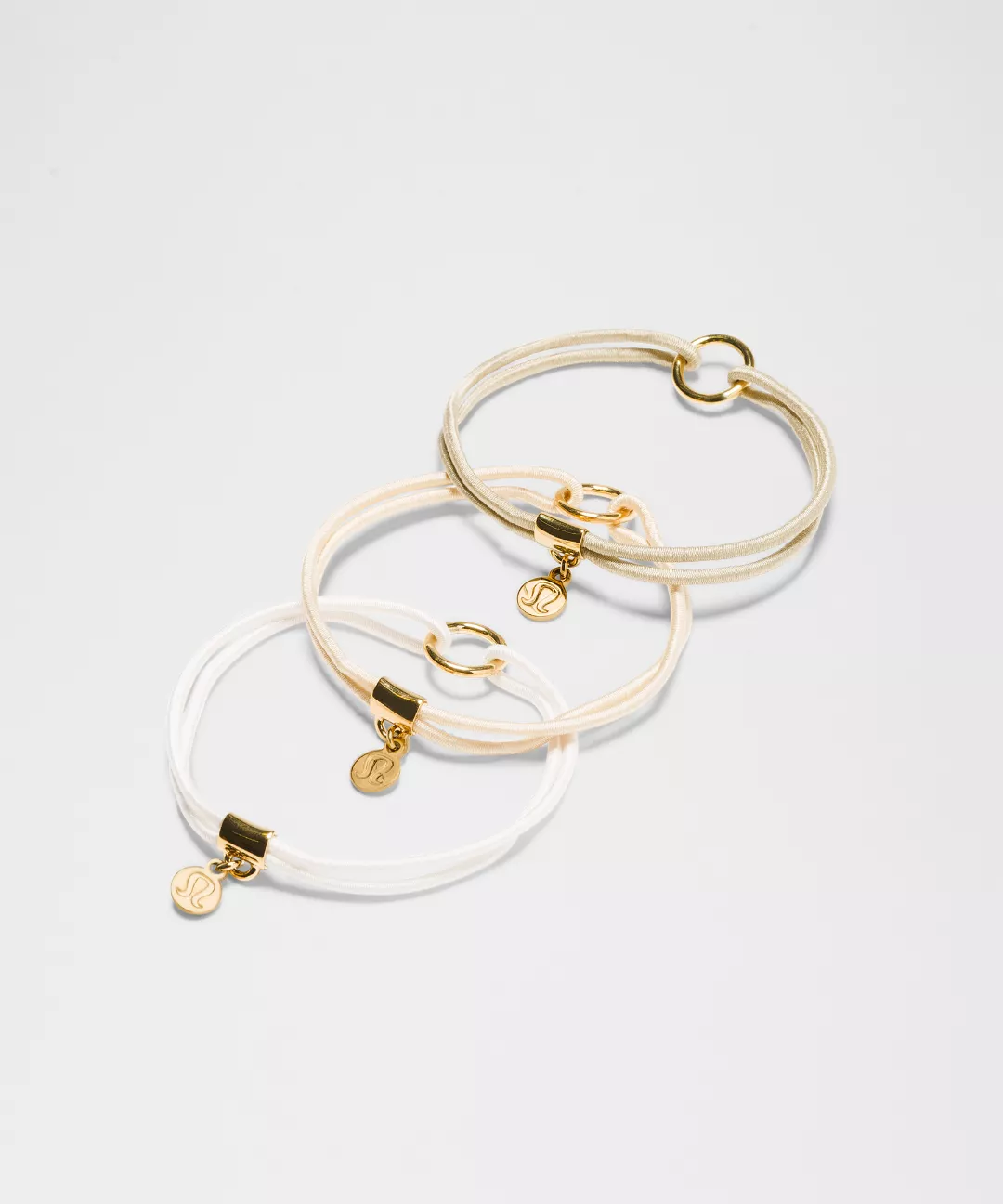 Logo Charm Hair Ties *3 Pack