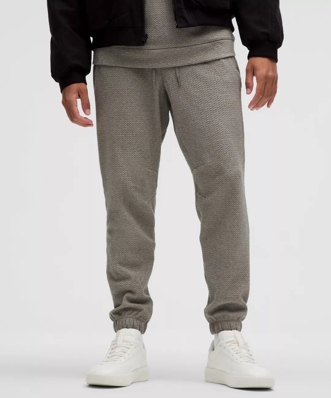 Textured Double-Knit Cotton Jogger *Regular