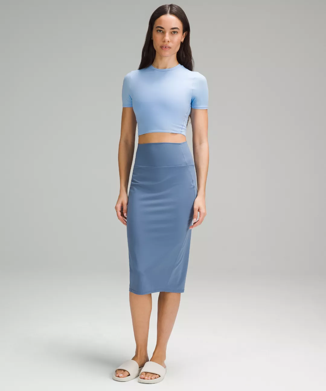 Nulu Slim-Fit High-Rise Skirt