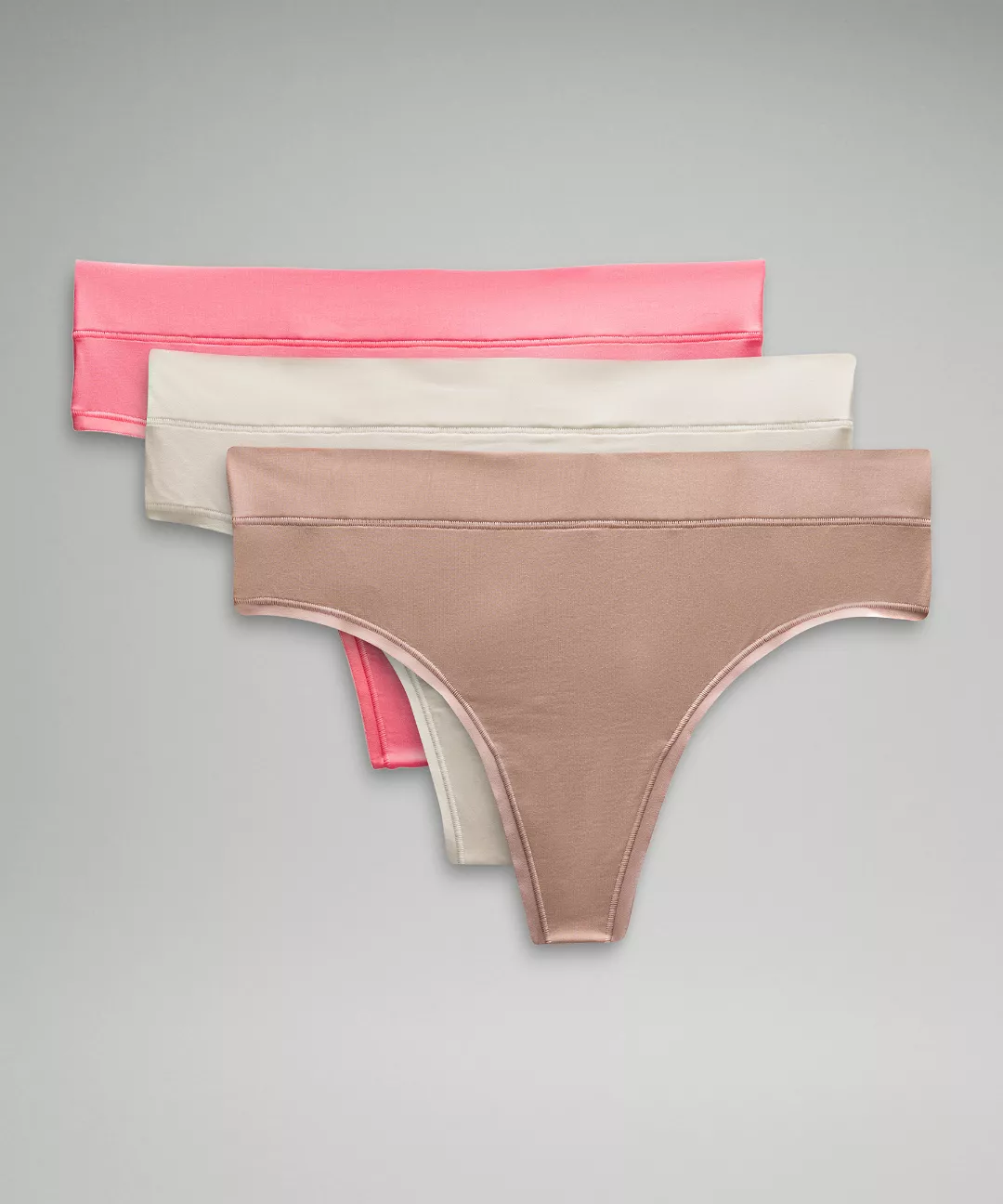UnderEase High-Rise Thong Underwear *3 Pack