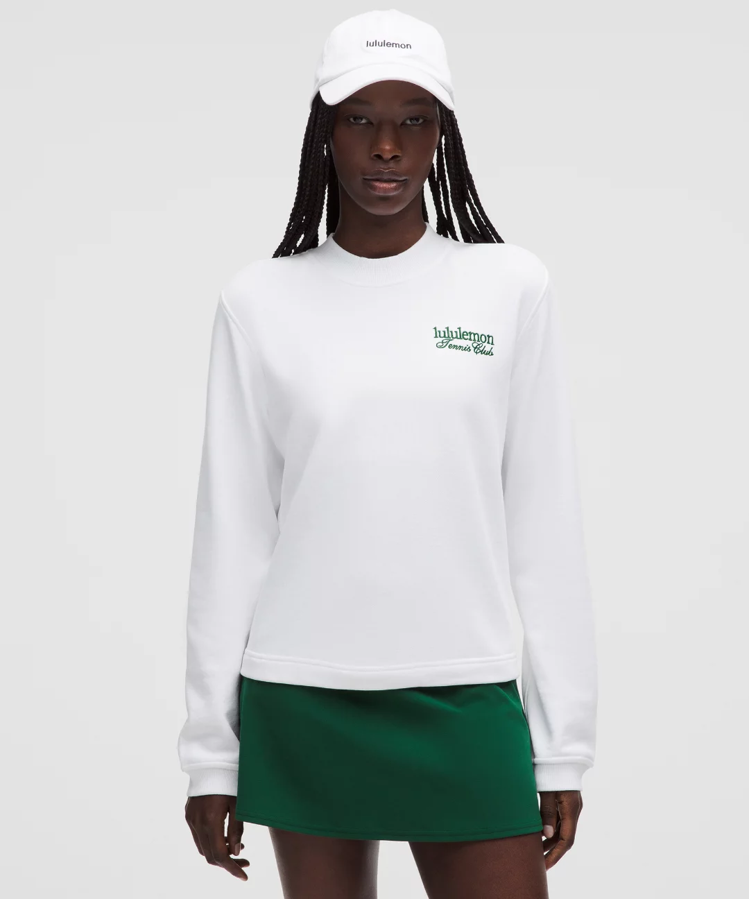 Cotton French Terry Crewneck Pullover *Tennis Club