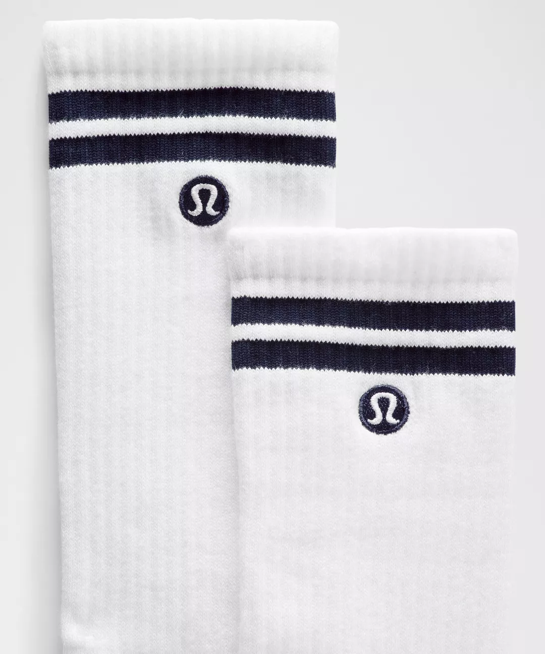 Unisex Daily Essential Crew Socks *Stripe