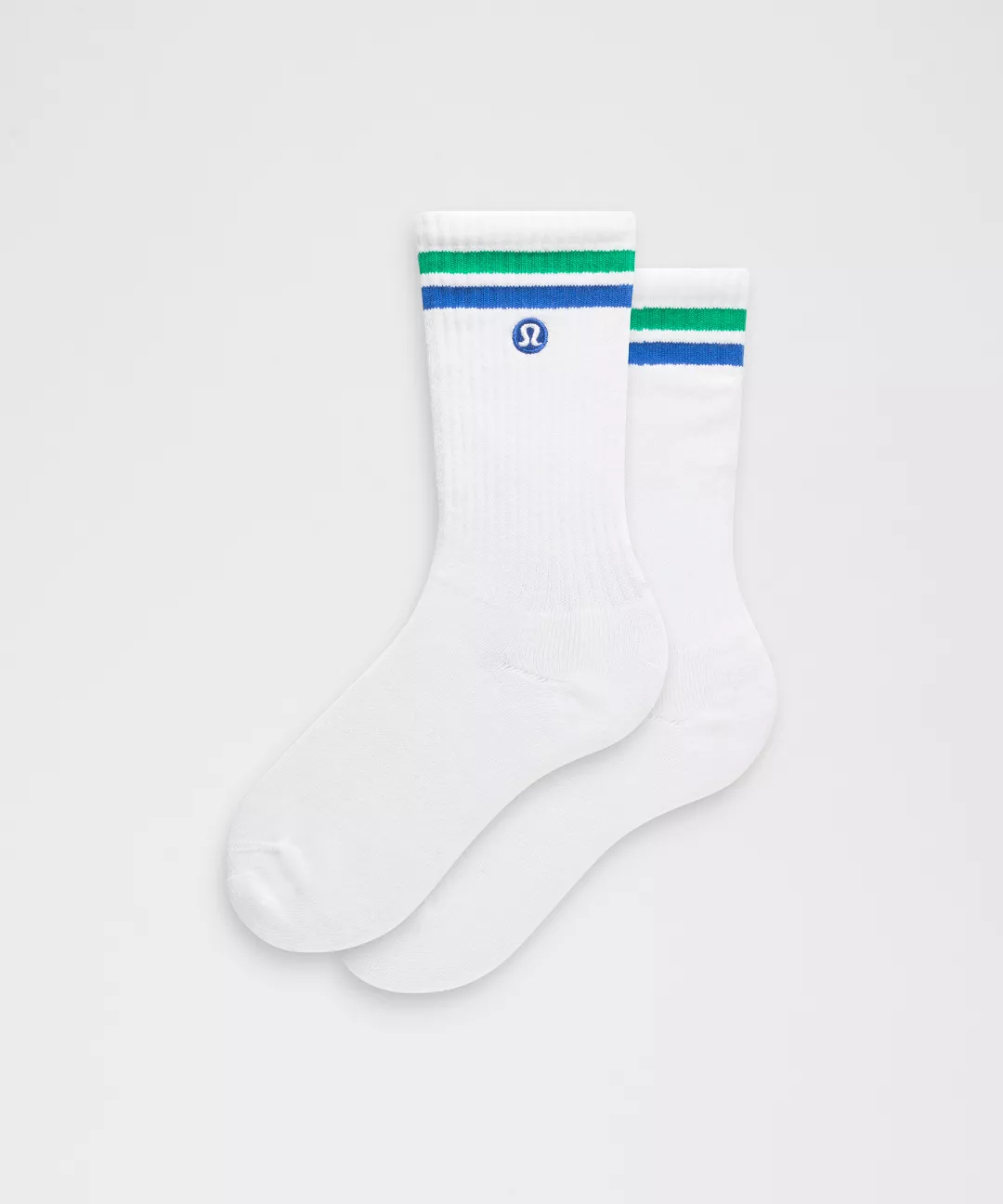 Unisex Daily Essential Crew Socks *Stripe
