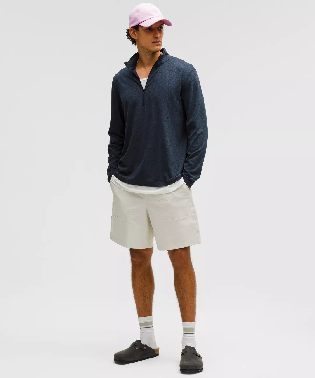 Soft Jersey Half Zip