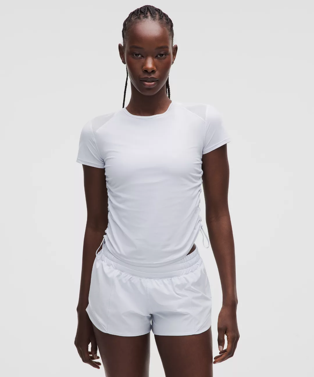 Sculpt Cinched Short-Sleeve Shirt