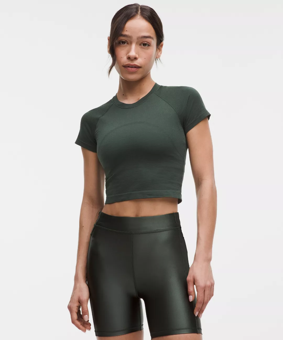 Swiftly Tech Cropped Short-Sleeve Shirt 2.0