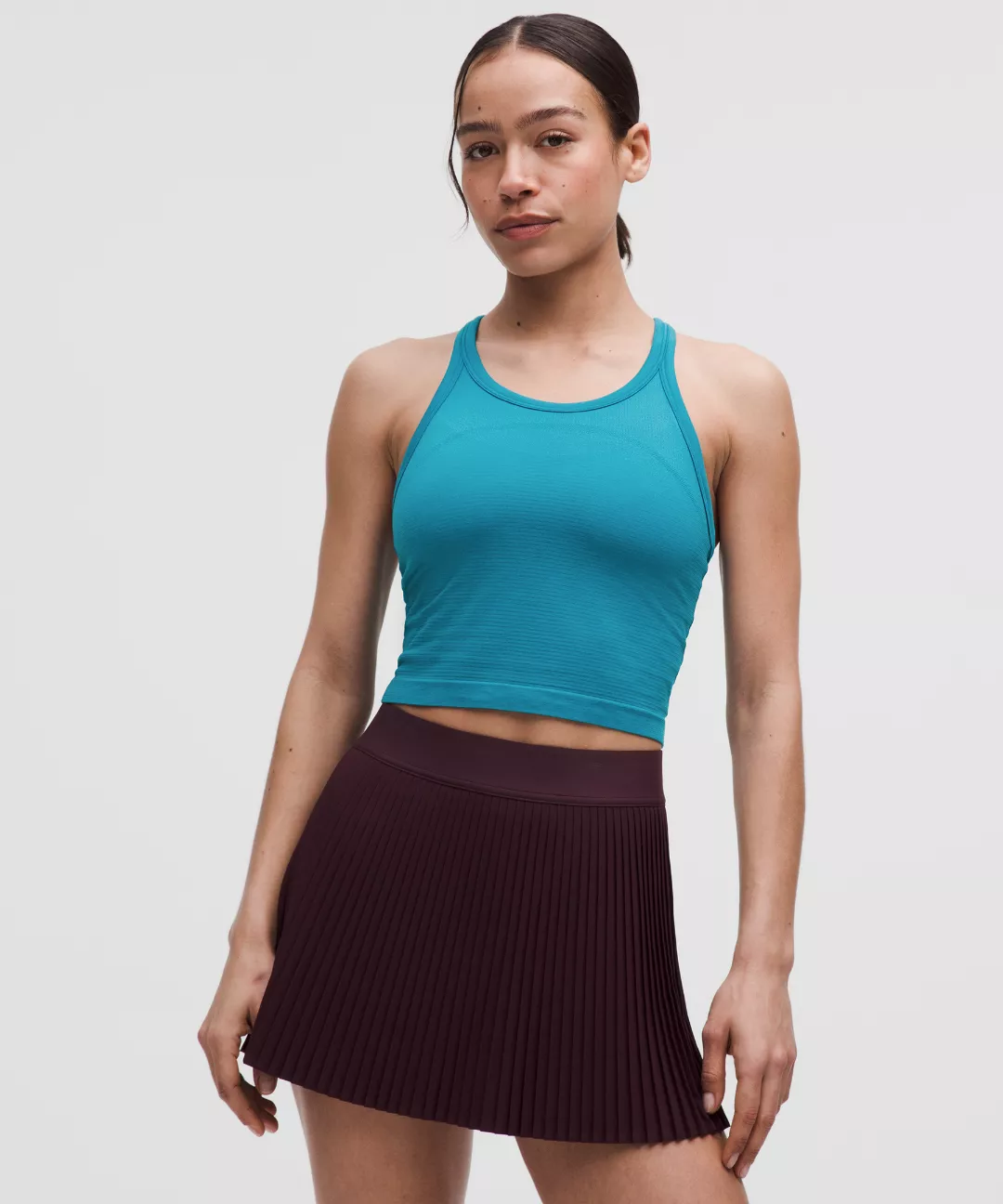 Swiftly Tech Cropped Racerback Tank Top 2.0