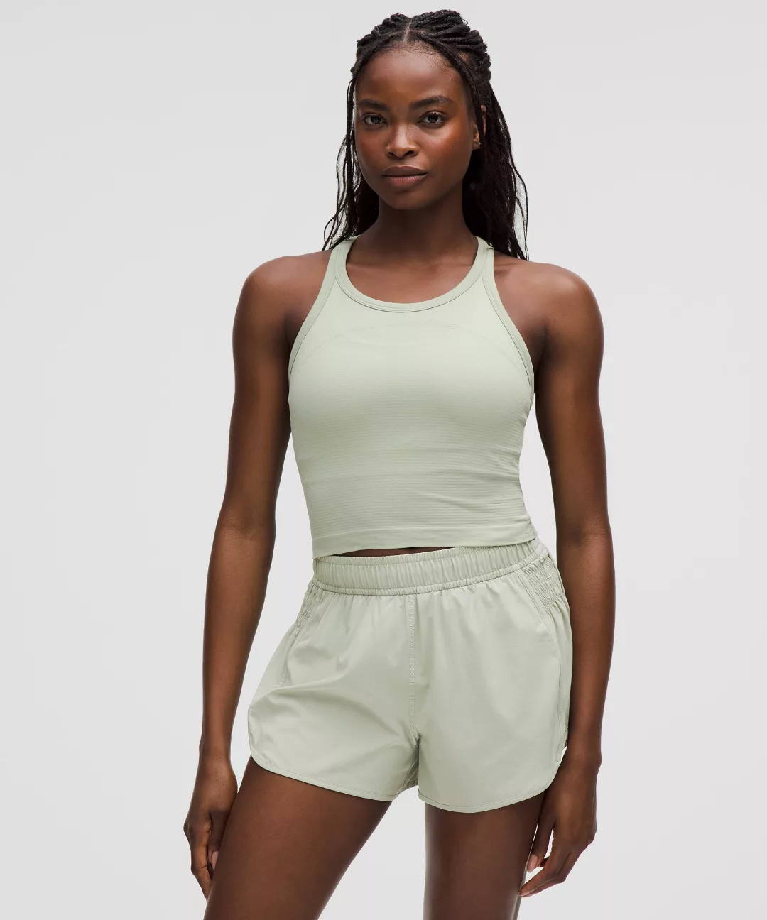 Swiftly Tech Cropped Racerback Tank Top 2.0