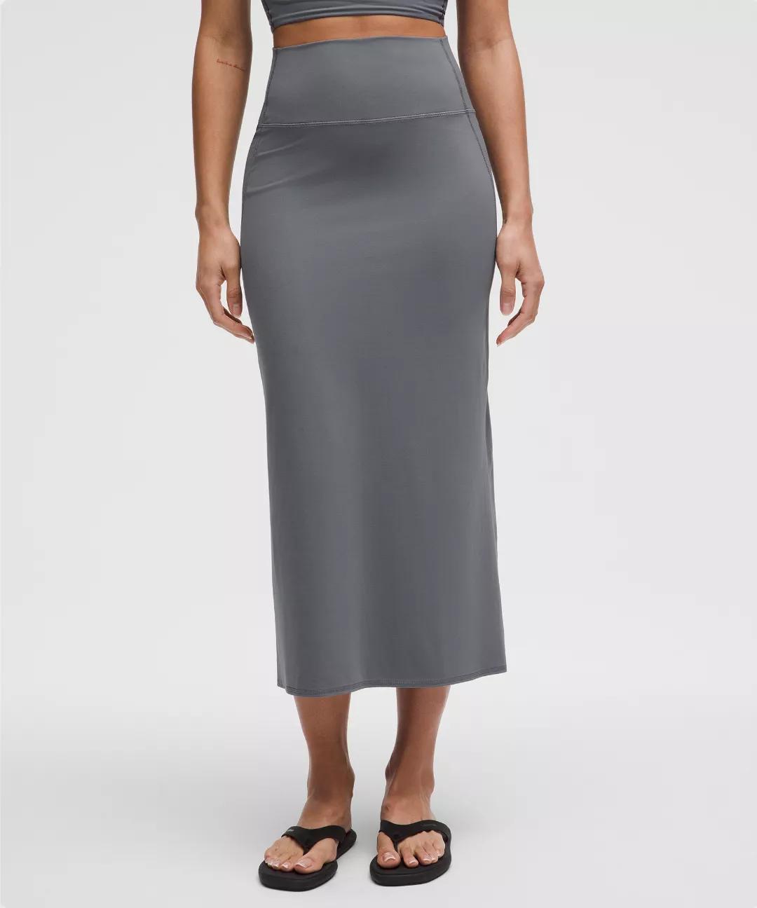 Nulu Slim-Fit High-Rise Maxi Skirt