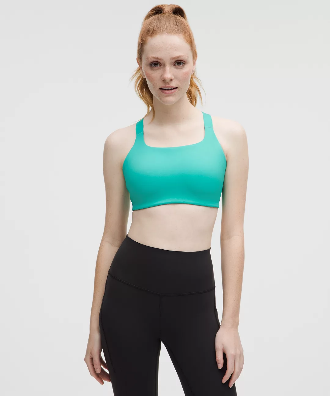 Ultralu Square-Neck Workout Bra *Medium Support, D/DD Cup